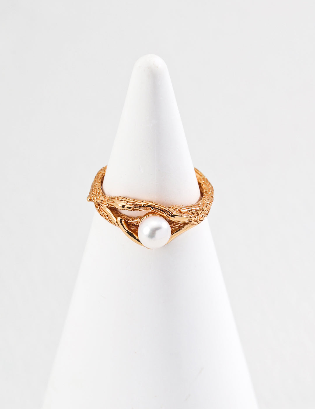 S925 Silver Natural Pearl Ring